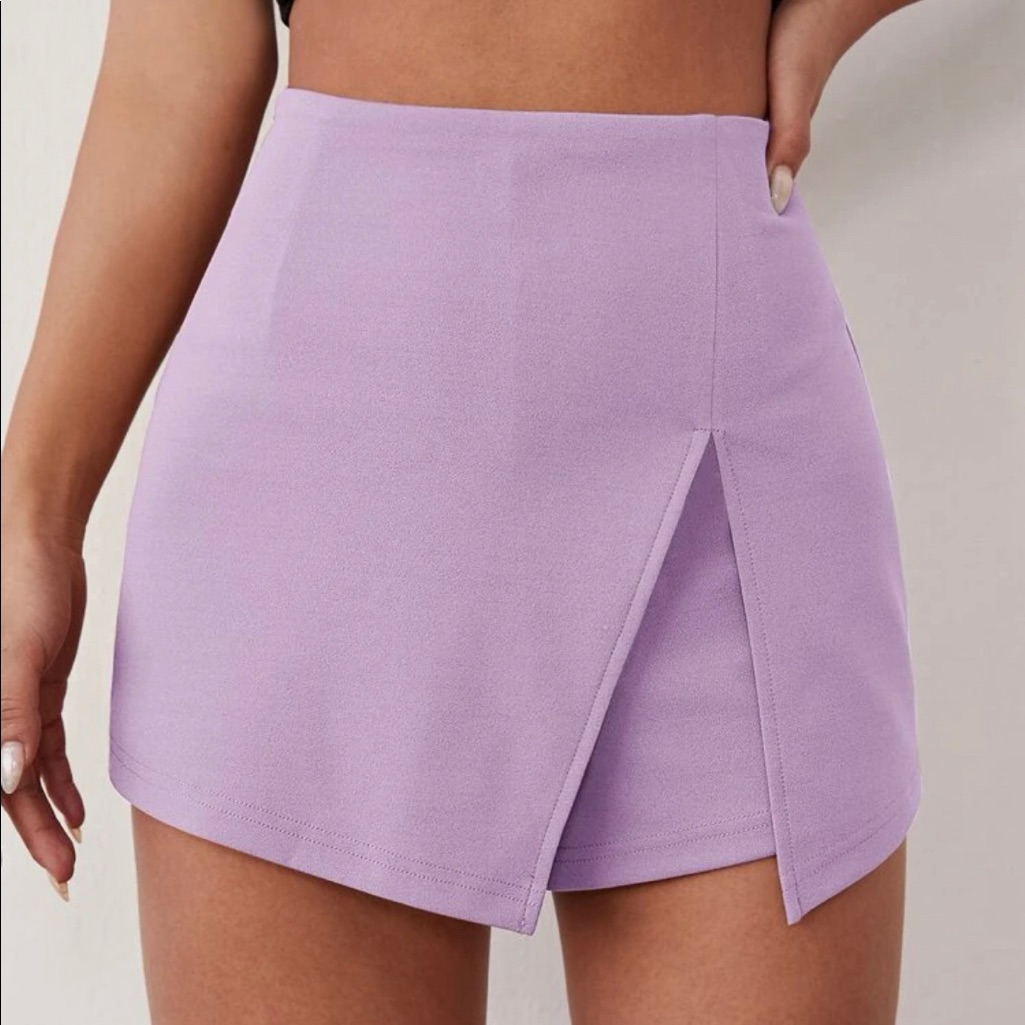 Split Front Skort
